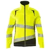 Image de Mascot Accelerate Safe 19008-511-1709 Veste stretch pour femme, imperméable, bicolore haute visibilité, jaune/noir, taille L