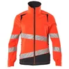 Image de Mascot Accelerate Safe 19008-511-22210 Ultimate Stretch Veste imperméable bicolore pour femme Rouge/bleu noir Taille 5XL