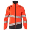 Image de Mascot Accelerate Safe 19008-511-22210 Ultimate Stretch Veste imperméable pour femme Bicolore Rouge haute visibilité Bleu Taille M