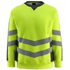 Image de Mascot Safe Supreme Wigton 50126-932-17010 Sweat-shirt de qualité supérieure Coupe moderne Jaune/noir/bleu Taille 5XL