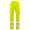 Image de Mascot 20859-236-17 Safe Light Pantalon avec poches au niveau des cuisses, couleur unie, jaune haute visibilité, taille 76C60
