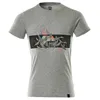 Image de Mascot Accelerate Safe Basic 19182-965-08222 T-shirt à col rond Gris chiné/rouge haute visibilité Taille 3XL