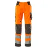 Image de Mascot Safe Supreme 20879-236-1418 Pantalon en Cordura bicolore avec poches aux genoux Orange/anthracite foncé Taille 82C51