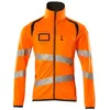 Image de Mascot Accelerate Safe 19103-315-1418 Pull en polaire bicolore avec fermeture éclair Orange/anthracite foncé Taille 5XL