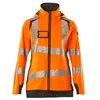 Image de Mascot Accelerate Safe 19011-449-1418 Veste rigide respirante coupe-vent et imperméable pour femme Bicolore Orange haute visibilité/anthracite Taille XL