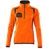 Image de Mascot Accelerate Safe 19353-316-1418 Pull en polaire avec fermeture Éclair courte Orange/anthracite foncé Taille XS