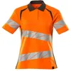 Image de Mascot Accelerate Safe Premium 19093-771-1418 Polo bicolore pour femme, haute visibilité, orange/anthracite foncé, taille M