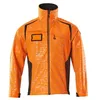 Image de Mascot Accelerate Safe 19202-291-1418 Veste softshell bicolore, coupe moderne, respirante, coupe-vent et hydrofuge, orange haute visibilité, anthracite, taille L