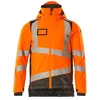 Image de Mascot Accelerate Safe 19335-231-1418 Doublure Climascot, bicolore respirant, coupe-vent et imperméable, veste d'hiver haute visibilité, orange/anthracite foncé, taille M