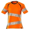 Image de Mascot Accelerate Safe Premium 19092-771-1418 T-shirt pour femme bicolore à col rond Hi-Vis Orange/anthracite foncé Taille M