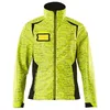 Image de Mascot 19212-291-1709 Accelerate Safe Veste softshell respirante coupe-vent et imperméable pour femme Effet réfléchissant Bicolore Jaune/Noir Taille 2XL