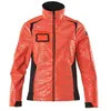 Image de Mascot 19212-291-22210 Accelerate Safe Coupe pour femme Respirante Coupe-vent et imperméable Bicolore Effets réfléchissants Veste softshell haute visibilité Rouge/bleu noir, taille 2XL