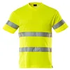 Image de Mascot Safe Classic 20882-995-17 T-shirt à col en V Coupe moderne Jaune haute visibilité Taille L