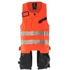 Image de Mascot Accelerate Safe Ultimate Stretch 19589-711-22210 Gilet à outils, imperméable, bicolore, rouge haute visibilité/bleu noir, taille L