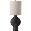 Image de Lampe à poser en céramique Bloomingville Noir taille unique