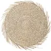 Image de Bloomingville 82047214 Set de Table en jonc de mer de Couleur Naturelle avec Un diamètre de 38 cm