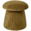 Image de Bloomingville Pouf Roberta, marron, polyester