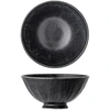 Image de Bloomingville - 4 Bols en Porcelaine Yoko noirs - D.13.5xH.6.5 cm OS