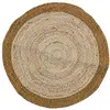 Image de Bloomingville Tapis de Bouleau Marron en Jute