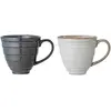Image de Tasse Masame en grès - Set de 2 Bloomingville Blanc taille unique