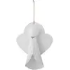 Image de Boule de Noël Argelers en papier mâché Bloomingville Blanc taille unique