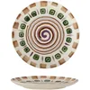 Image de Bloomingville Shama Assiette en grès Vert