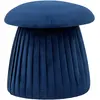Image de Pouf en polyester recyclé Roberta Bloomingville Bleu taille unique