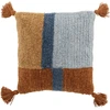 Image de Bloomingville - Coussin en Laine & Coton Centro bleu - L.45xW.45 cm OS