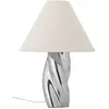 Image de Lampe de table Silva en grès Bloomingville Argenté taille unique