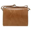 Image de dbramante1928 - Marselisborg Sacoche pour Ordinateur Portable 14 Pouces pour Femmes et Hommes - Porte-Documents avec Bandoulière Réglable - Fabriqué en Cuir Robuste et de Haute Qualité - Golden Tan
