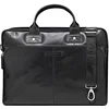 Image de dbramante1928 - Kronborg Sac pour Ordinateur Portable 16" Pouces pour Femmes et Hommes - Sac avec Poignées en Cuir Structuré et Bandoulière Réglable - Cuir Véritable Pleine Fleur - Black N.E.