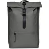 Image de RAINS Rolltop Sac à dos imperméable avec rabat enroulable, pour homme et femme, gris, Regular