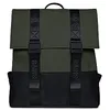 Image de RAINS Sac à dos unisexe en tissu 100 % polyester revêtu de polyuréthane, modèle Trail MSN Bag W3, dimensions : 39 x 36 x 15 cm, capacité 21 litres, poche intérieure rembourrée pour ordinateur portable