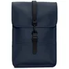 Image de RAINS Sac à dos imperméable pour homme et femme Sac à dos pour ordinateur portable pour le travail ou les voyages, bleu marine, Mini, Moderne