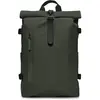 Image de Sac Rolltop Rucksack Large Rains Vert foncé taille unique
