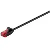 Image de Microconnect V-UTP60015S-SLIM câble de réseau 0,15 m Cat6 U/UTP (UTP) Noir - Câbles de réseau (0,15 m, Cat6, U/UTP (UTP), RJ-45, RJ-45, Noir)