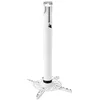 Image de VivoLink - Support de Plafond Projecteur Robuste - Pour Plafond Pont ou Plat - Meilleur pour Salle de Réunion, Restaurant - Avec Curseur précieux - Hauteur Réglable : 45-55mm - Charge Max : 15kg