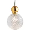 Image de EBB & FLOW Uva M Balles suspendues dorées transparentes mini check
