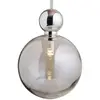 Image de EBB & FLOW Uva L suspension, boule argent gris fumé