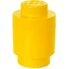 Image de LEGO Storage Brick 1 Round Yellow, Boîte de rangement