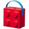 Image de Boîte à Lunch LEGO® avec Poignée rouge - Contenant Alimentaire 2,1L, Passe au Lave - Vaisselle, Idéal pour Enfants & Adultes, Transport Facile