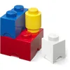 Image de Room Copenhagen RC40150001 Lego Multi Boîte de Rangement Plastique Multicolore 45 x 35 x 25 cm Set de 4