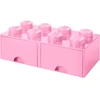 Image de Tiroir à briques LEGO 8 rose, Boîte de rangement