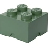 Image de Brique de rangement LEGO 4 verte, Boîte de rangement
