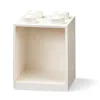 Image de Étagère Brique 4 Boutons Lego, Blanc