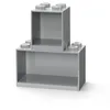 Image de Room Copenhagen 41171740 Ensemble de tablettes de Briques Lego, 2 pièces, Gris, One Size