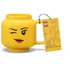 Image de Room Copenhagen Grande Tasse LEGO® en Céramique - Winking Girl - 530 ml Cadeau pour Enfants et Adultes | Mug Original et Amusant | Compatible Lave - Vaisselle