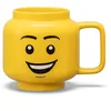 Image de LEGO Grande tasse en céramique   Happy Boy   530 ml | Cadeau parfait pour homme, enfant et femme, tasse unique pour tous les âges, passe au lave-vaisselle