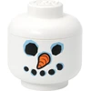 Image de Tête de rangement LEGO "Snowman", grande, Boîte de rangement