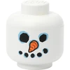 Image de Tête de rangement LEGO "Snowman", petite, Boîte de rangement